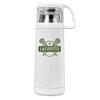 BMW47' Lacrosse Sports Thermos Cup Mug With A Handle Vacuum Insulated Cup For Hot And Cold Drinks Coffee,Tea Travel Thermal Mug,14oz White view 1