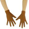 Ensnovo Adult Wrist Length Spandex Full Finger Stretchy Short Gloves Brown M view 1