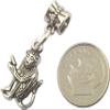 ViciBeads Charm, Tibetan Silver Monkey Dangle Charm view 2