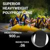 Strapworks Heavyweight Polypropylene Webbing - Heavy Duty Poly Strapping for Outdoor DIY Gear Repair, 1 Inch x 50 Yards - Pink view 3