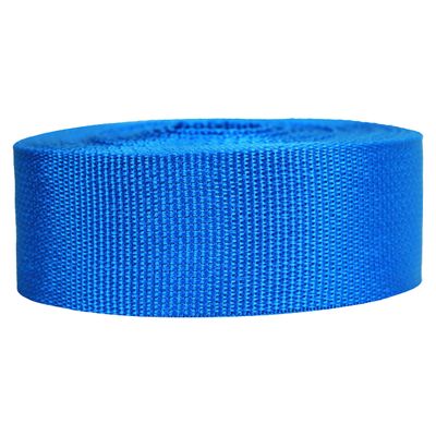 Strapworks Lightweight Polypropylene Webbing - Poly Strapping for Outdoor DIY Gear Repair, Pet Collars, Crafts  2 Inch x 50 Yards - Pacific Blue