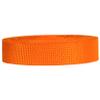 Strapworks Lightweight Polypropylene Webbing - Poly Strapping for Outdoor DIY Gear Repair, Pet Collars, Crafts - 1 Inch x 25 Yards - Orange view 1