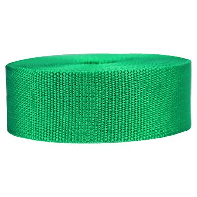 Strapworks Lightweight Polypropylene Webbing - Poly Strapping for Outdoor DIY Gear Repair, Pet Collars, Crafts  2 Inch x 50 Yards - Kelly Green