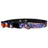 Boise State University Broncos Dog Collar Adjustable Pet Collars, Pet Wear, 1 Inch Wide, Medium, Bronco Swirl view 1