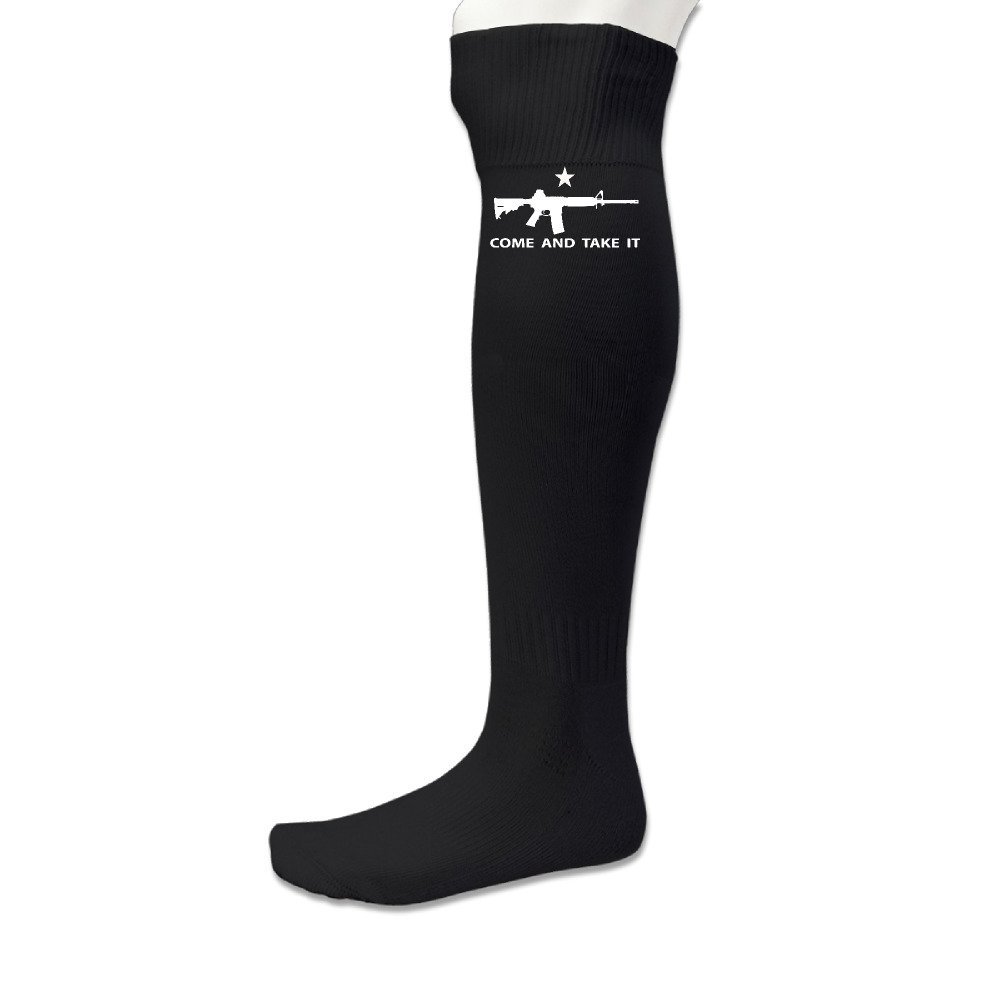 GOODFB AR-15 Come And take It Performance Athletic Sock Black