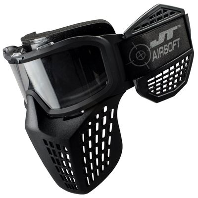 JT Delta 3 Airsoft Mask with Anti-Fog Lens, Also for Gel Beads and Blasters