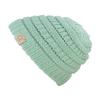 C.C NYFASHION101 Kids Cute Warm and Comfy Children's Knit Ski Beanie Hat, Mint view 2