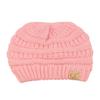 C.C NYFASHION101 Kids Cute Warm and Comfy Children's Knit Ski Beanie Hat, Pale Pink view 1