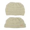 C.C NYFASHION101 Kids Cute Warm and Comfy Children's Knit Ski Beanie Hat, Beige view 4