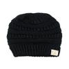 C.C NYFASHION101 Kids Cute Warm and Comfy Children's Knit Ski Beanie Hat, Black view 1