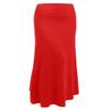 J. LOVNY Womens Premium Basic Simple Foldover Jersey Maxi Skirt view 1