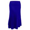 J. LOVNY Womens Premium Basic Simple Foldover Jersey Maxi Skirt view 1