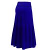 J. LOVNY Womens Premium Basic Simple Foldover Jersey Maxi Skirt view 2
