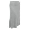 J. LOVNY Womens Premium Basic Simple Foldover Jersey Maxi Skirt view 1