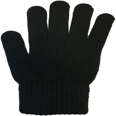 ChloeNoel Figure Skating Gloves | Warm Ice Skating Gloves | Anti-Slip Grip | Stretchy, Breathable, Moisture-Wicking, Quick-Dry, Durable, Comfortable Fit | Skate Accessories | Black | Junior | GV22-BB