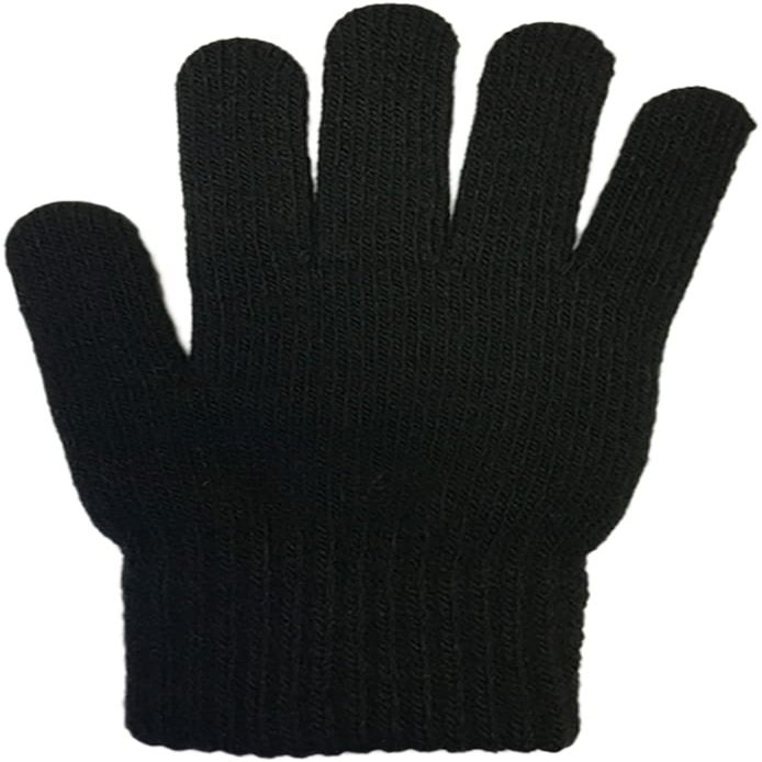 ChloeNoel Figure Skating Gloves | Warm Ice Skating Gloves | Anti-Slip Grip | Stretchy, Breathable, Moisture-Wicking, Quick-Dry, Durable, Comfortable Fit | Skate Accessories | Black | Junior | GV22-BB