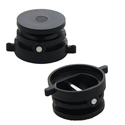 10pcs 3.2cm Diameter Surfboard Leash Plug Sup Board Surfing Leash Plugs (black)