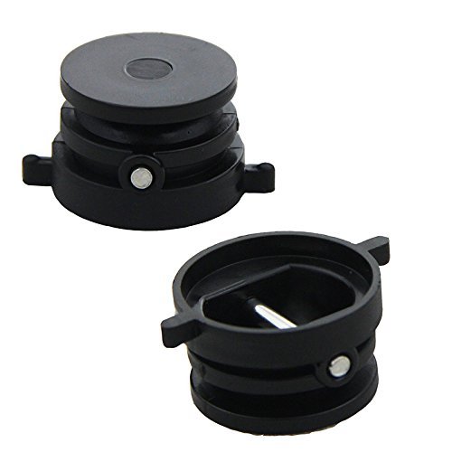 10pcs 3.2cm Diameter Surfboard Leash Plug Sup Board Surfing Leash Plugs (black)