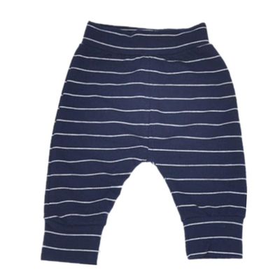 Ding-dong Baby Boys Girls Striped Pants(Navy, 12-18M)