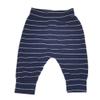 Ding-dong Baby Boys Girls Striped Pants(Navy, 12-18M) view 1