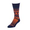 STROLLEGANT Tip Top Men Crew Casual Cotton Socks 1 Pairs (Orange), Sock Size 10-13 view 1