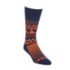STROLLEGANT Tip Top Men Crew Casual Cotton Socks 1 Pairs (Orange), Sock Size 10-13 view 3