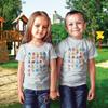 lepni.me Kids T-Shirt The Alphabet, ABC Song Back to School or Graduation Gifts (9-11 Years Light Blue Multi Color) view 2