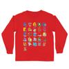 lepni.me Kids T Shirt The Alphabet, ABC Song Back to School or Graduation Gifts (7-8 Years Red Multi Color) view 1