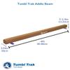 Tumbl Trak Addie Beam 8FT Suede Training Floor Balance Beam view 2