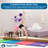 Tumbl Trak Addie Beam 8FT Suede Training Floor Balance Beam view 3