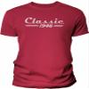 80th Birthday Gift Shirt for Men - Classic Retro 1946 - Red-2X view 1