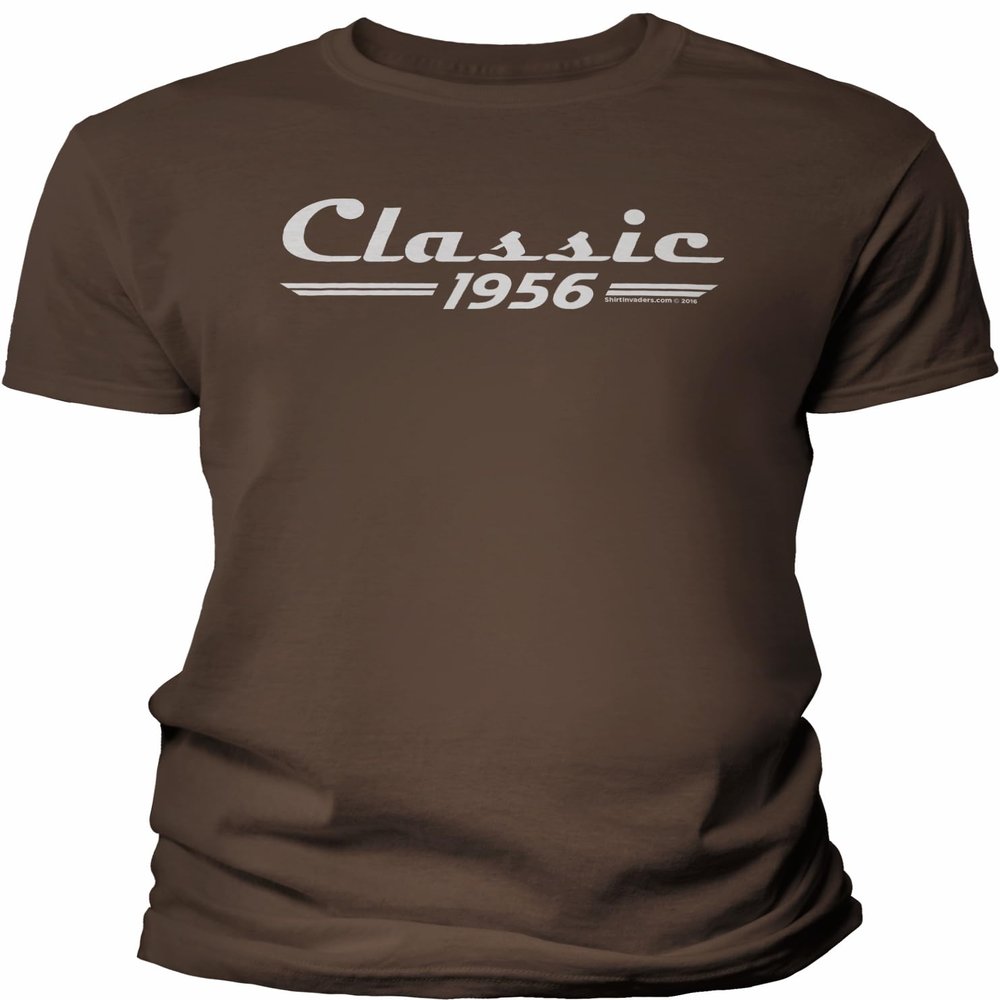 70th Birthday Gift Shirt for Men - Classic Retro 1956 - Brown-4X
