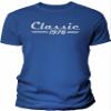 50th Birthday Gift Shirt for Men - Classic Retro 1976 - Royal-4X view 1