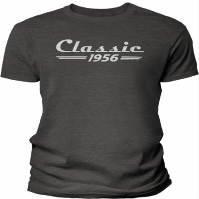 70th Birthday Gift Shirt for Men - Classic Retro 1956 - Dk. Heather-4X