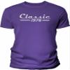 50th Birthday Gift Shirt for Men - Classic Retro 1976 - Purple-XL view 1