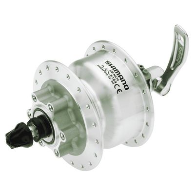 SHIMANO Unisex  Adult's DH-3D32 Hub Dynamo, Black, Standard Size