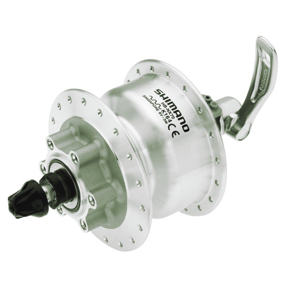 SHIMANO Unisex  Adult's DH-3D32 Hub Dynamo, Black, Standard Size