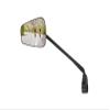 Zefal Espion Z56 Left Bike Mirror  56 cm2 Convex Chrome-Plated ABS Rearview for 22 mm Handlebars  3D Adjustable, Foldable, Shockproof, eBike & Commuter Compatible for Road Safety view 1