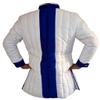 Thick Padded Gambeson White with Blue ABS (White and Blue, 49) view 3