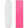 Moose Skateboard Deck Blank Dipped White 8.25" Pink Grip view 1
