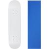 Moose Skateboard Deck Blank Dipped White 7.63" Blue Grip view 1