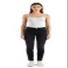 Emmalise Women's Basic Short Camisole Adjustable Strap Layering Cami Tank Top (2Pk White, Charcoal Grey, Medium) view 4