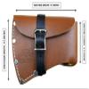 1844 Helko Werk Germany Deluxe Hatchet Leather Sheath - Premium for Camping, Full Grain Cowhide Leather Full Covering (Deluxe Hatchet) #HNA8581 view 2