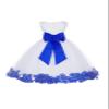 Wedding Rose Petals White Tulle Flower Petals Girl Toddler Gown Handmade 302T 6 view 1