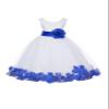 Wedding Rose Petals White Tulle Flower Petals Girl Toddler Gown Handmade 302T 6 view 2
