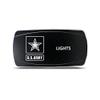 CH4X4 Rocker Switch Military Lights Symbol 1- Green Led view 1