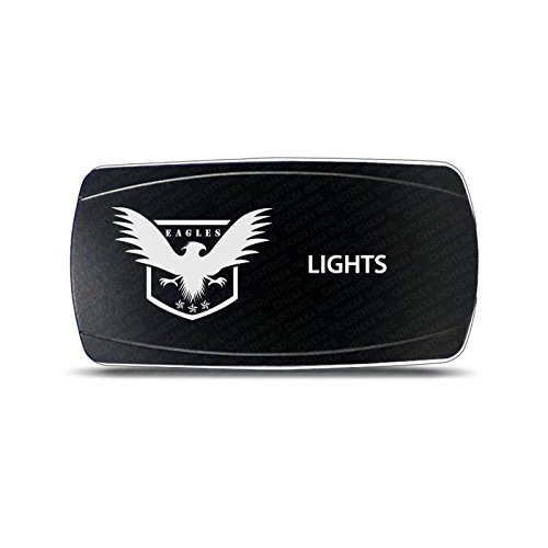 CH4X4 Rocker Switch Military Lights Symbol 15- Red Led