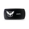 CH4X4 Rocker Switch Military Lights Symbol 15- Red Led view 1