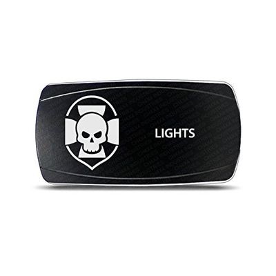 CH4X4 Rocker Switch Military Lights Symbol 4- White Led