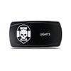 CH4X4 Rocker Switch Military Lights Symbol 4- Blue Led view 1